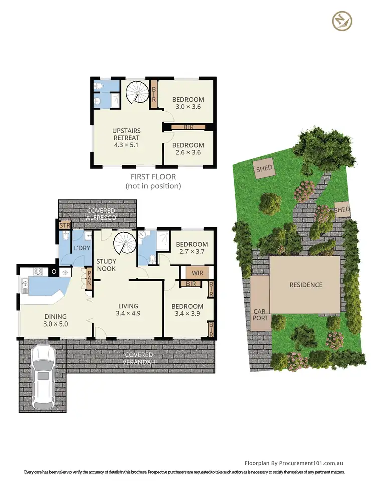 Floorplan of Homely house listing, 16 Warbla Street, Dandenong North VIC 3175