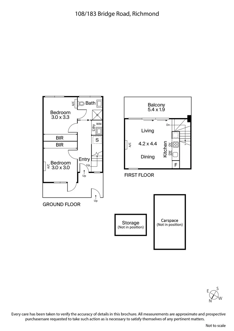 Floorplan of Homely apartment listing, 108/183 Bridge Road, Richmond VIC 3121
