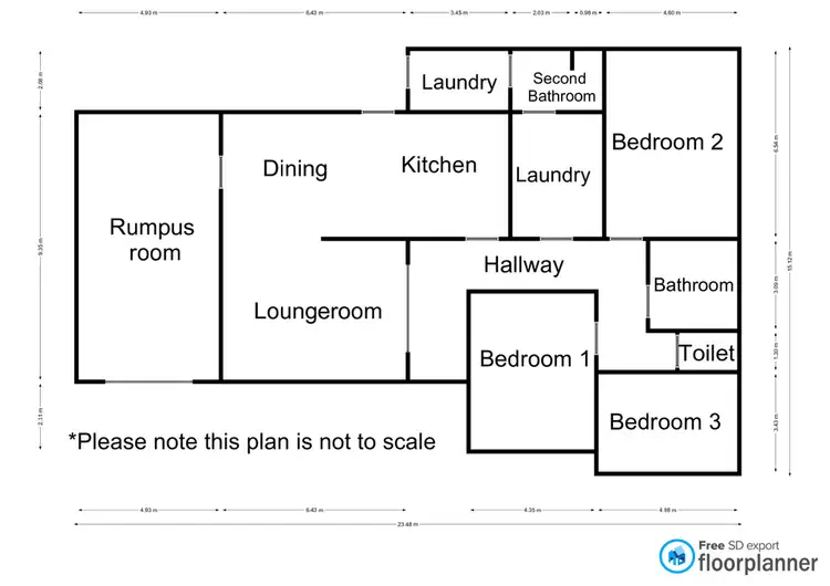 Floorplan of Homely house listing, 101 Westendorfs Road, Nhill VIC 3418