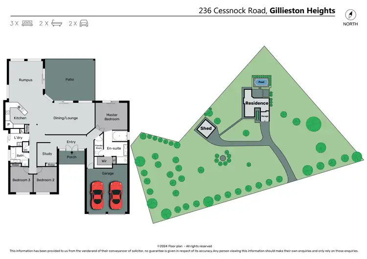 Floorplan of Homely house listing, 236 Cessnock Rd, Gillieston Heights NSW 2321