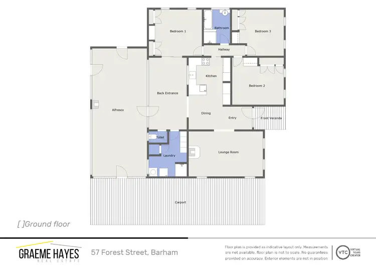 Floorplan of Homely house listing, 57 Forest Street, Barham NSW 2732