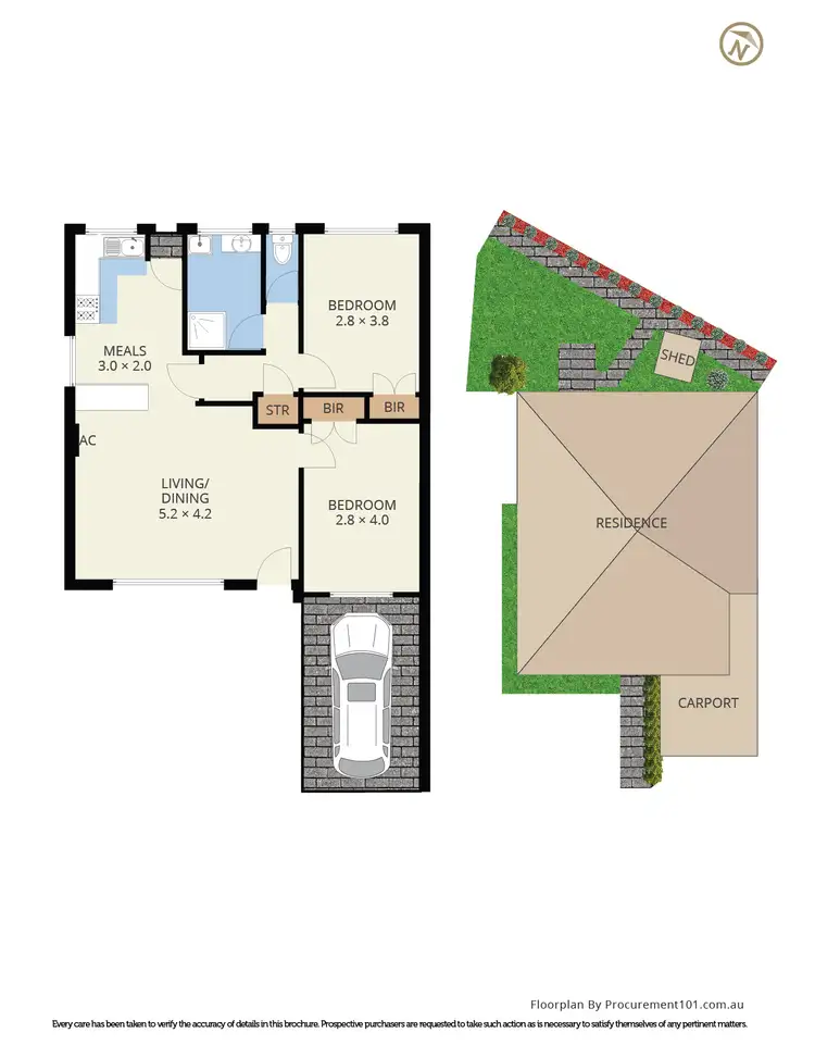 Floorplan of Homely house listing, 3/85 Cleeland Street, Dandenong VIC 3175