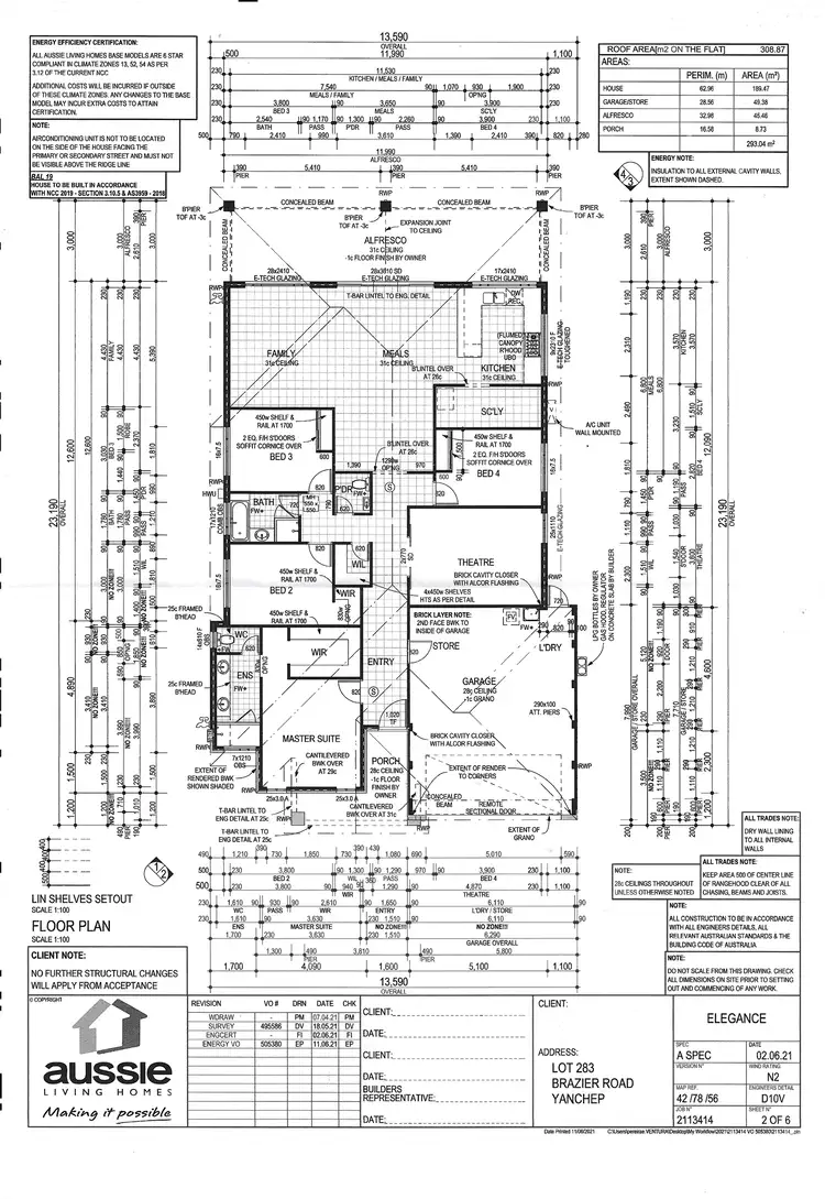 Floorplan of Homely house listing, 58 BRAZIER ROAD, Yanchep WA 6035