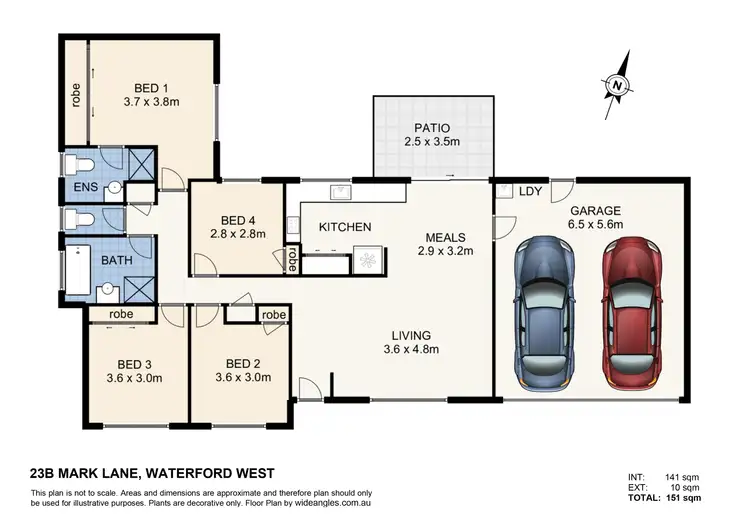 Floorplan of Homely house listing, 23B Mark Lane, Waterford West QLD 4133