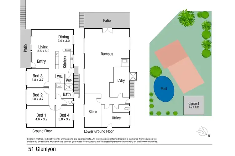 Floorplan of Homely house listing, 51 Glenlyon Drive, Wulguru QLD 4811