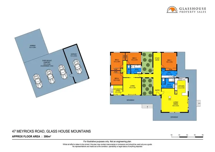 Floorplan of Homely house listing, 47 Meyricks Road, Glass House Mountains QLD 4518