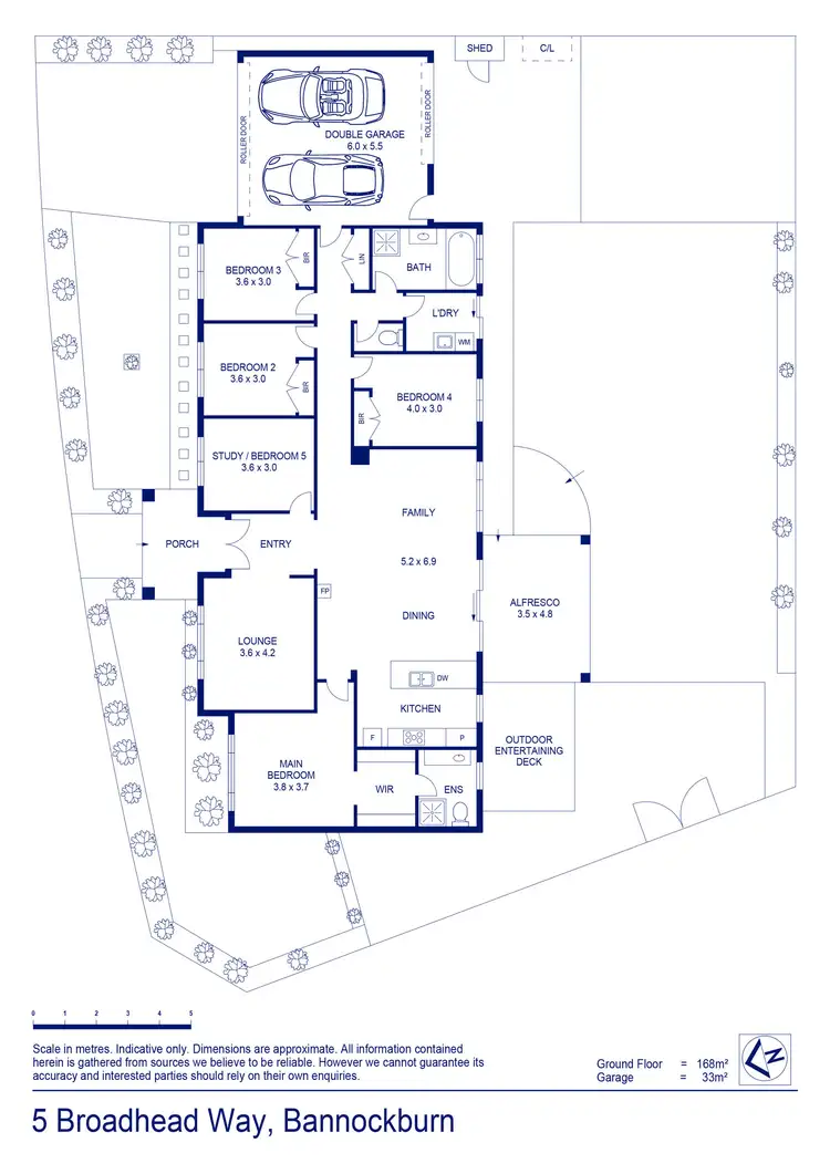 Floorplan of Homely house listing, 5 Broadhead Way, Bannockburn VIC 3331