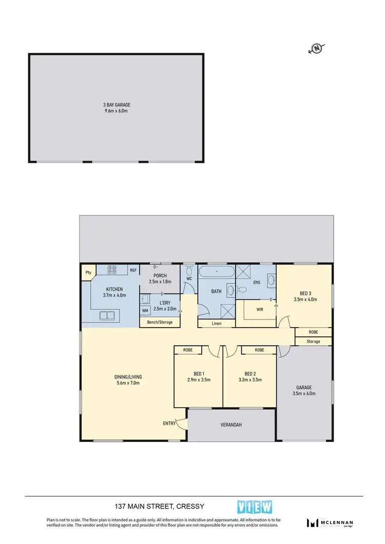 Floorplan of Homely house listing, 137 Main Street, Cressy TAS 7302