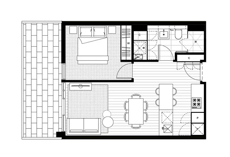 Floorplan of Homely apartment listing, 103/127 Nicholson Street, Brunswick East VIC 3057