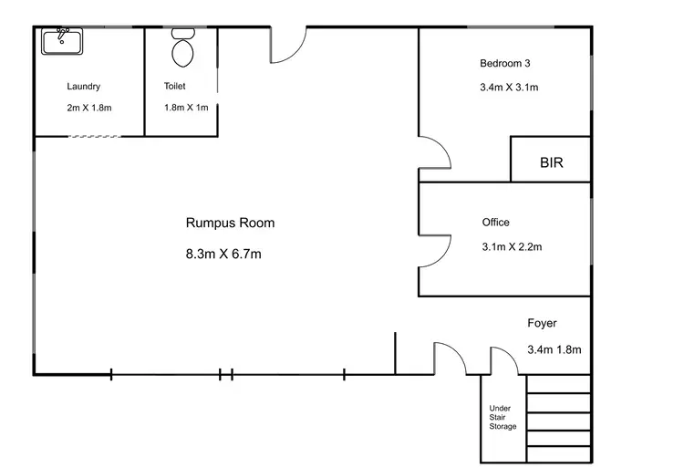 Floorplan of Homely house listing, 36 Orchid Drive, Burrum Heads QLD 4659