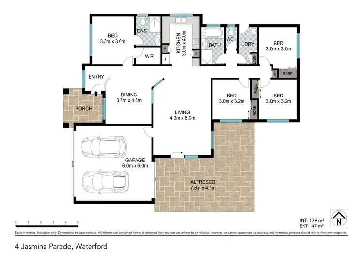 Floorplan of Homely house listing, 4 Jasmina Parade, Waterford QLD 4133