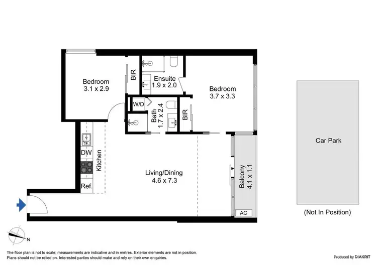 Floorplan of Homely apartment listing, 2815/601 little Lonsdale St, Melbourne VIC 3000