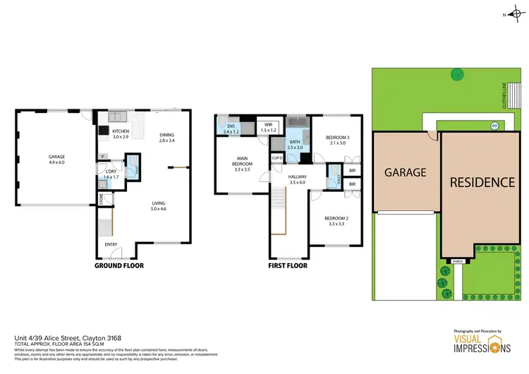 Floorplan of Homely townhouse listing, 4/39 Alice Street, Clayton VIC 3168