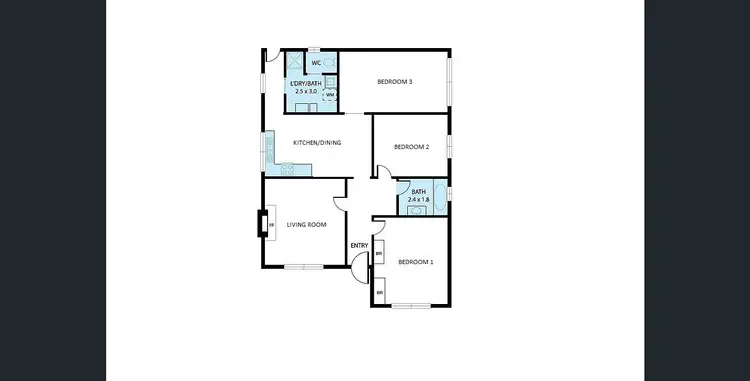 Floorplan of Homely house listing, 22 Milloo Street, Swan Hill VIC 3585