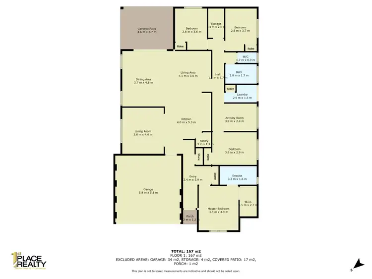 Floorplan of Homely house listing, 20 Highland Crescent, Meadow Springs WA 6210