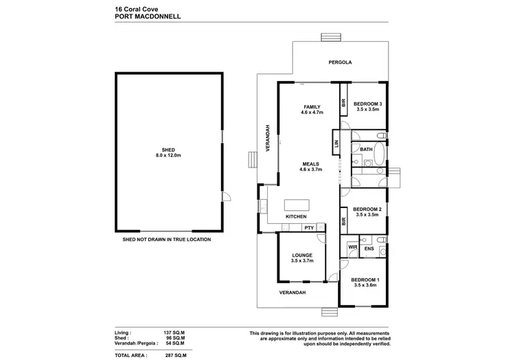 Floorplan of Homely house listing, 16 Coral Cove, Port Macdonnell SA 5291
