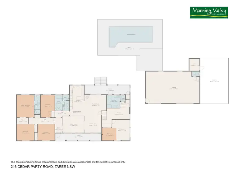 Floorplan of Homely rural property listing, 216 Cedar Party Road, Taree NSW 2430