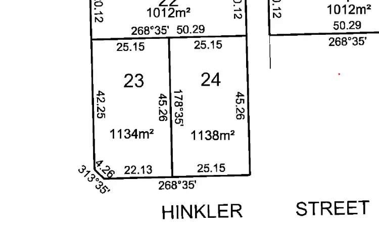 Floorplan of Homely land listing, 23-24 Butt Street, Korong Vale VIC 3520