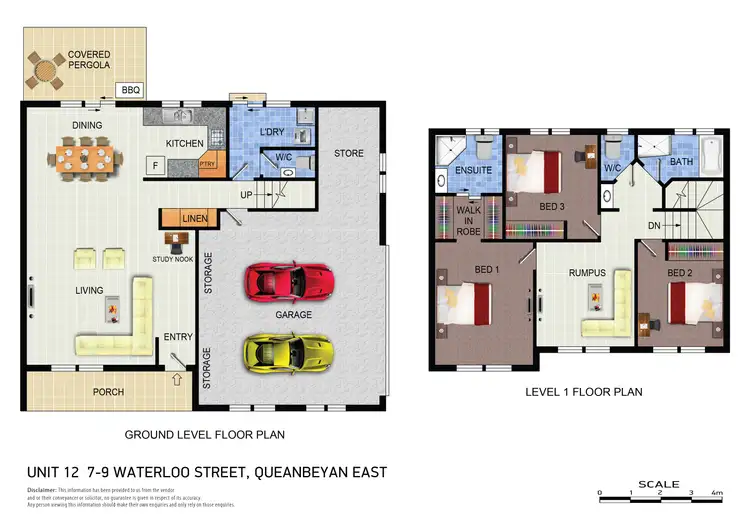 Floorplan of Homely townhouse listing, 12/9 Waterloo Street, Queanbeyan NSW 2620