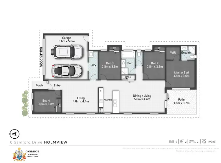 Floorplan of Homely house listing, 6 Samford Drive, Holmview QLD 4207