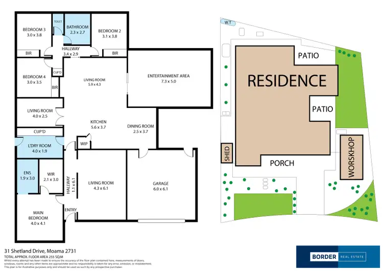 Floorplan of Homely house listing, 31 Shetland Drive, Moama NSW 2731
