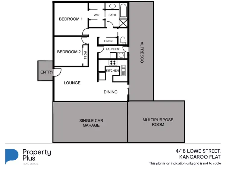 Floorplan of Homely house listing, 4/18 Lowe Street, Kangaroo Flat VIC 3555