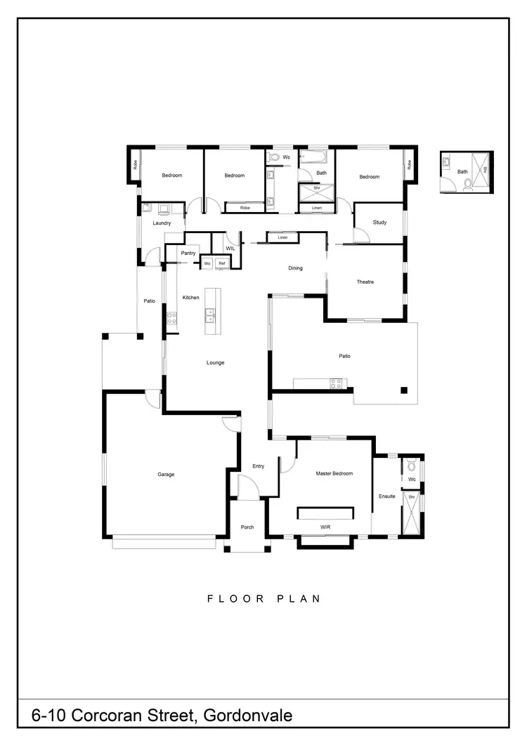 Floorplan of Homely house listing, 6-10 Corcoran Street, Gordonvale QLD 4865