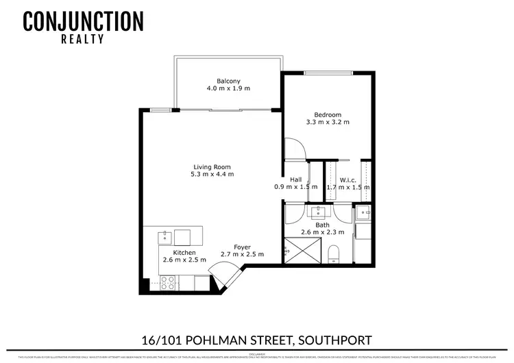 Floorplan of Homely apartment listing, 16/101 POHLMAN STREET, Southport QLD 4215