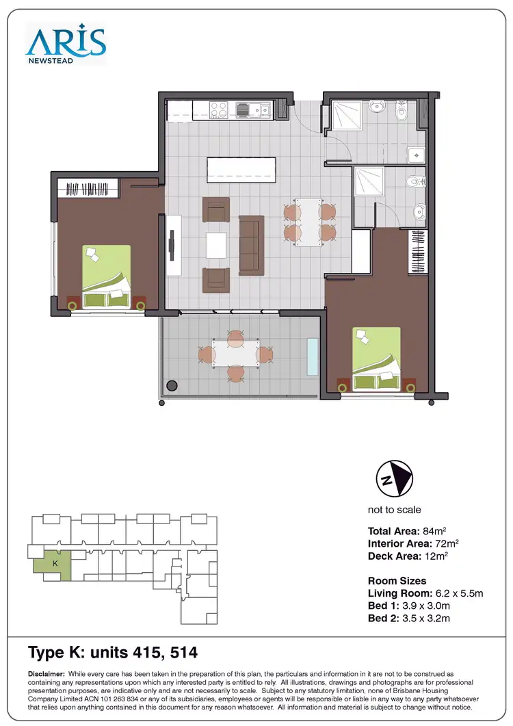 Floorplan of Homely apartment listing, 315/19 Masters Street, Newstead QLD 4006