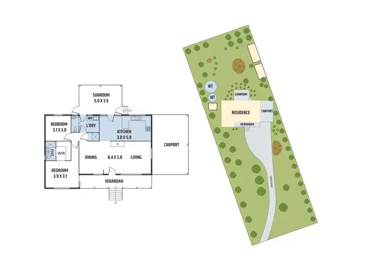 Floorplan of Homely house listing, 3437 Mansfield Woods Point Road, Jamieson VIC 3723