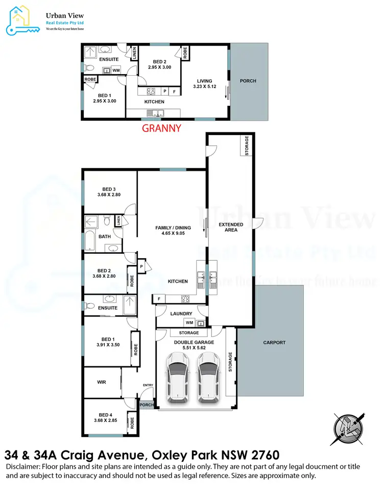 Floorplan of Homely house listing, 34 Craig Av, Oxley Park NSW 2760