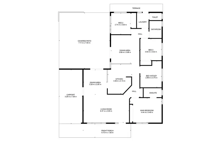 Floorplan of Homely house listing, 23 Jamieson Street, Mareeba QLD 4880