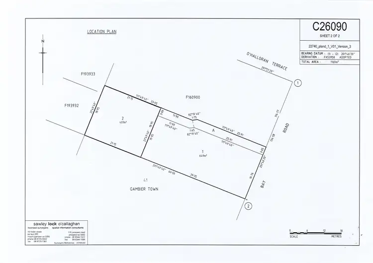 Floorplan of Homely land listing, 56A Bay Road, Mount Gambier SA 5290