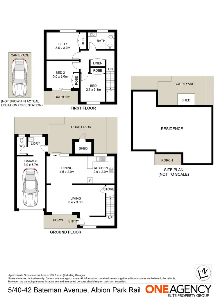 Floorplan of Homely townhouse listing, 5/40-42 Bateman Avenue, Albion Park Rail NSW 2527