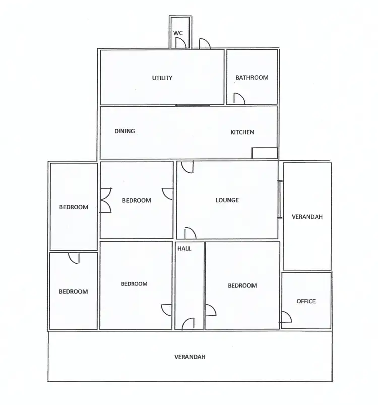 Floorplan of Homely house listing, 8 Moore Street, Kellerberrin WA 6410