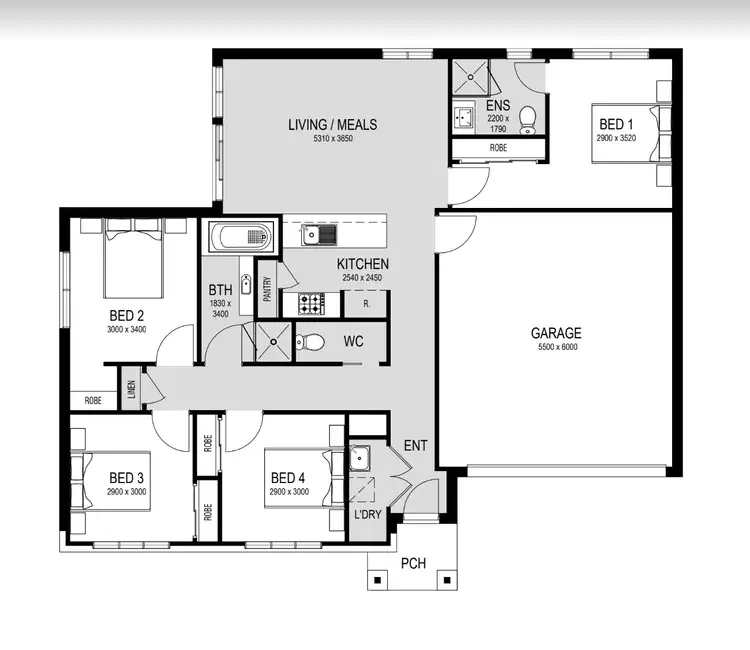 Floorplan of Homely house listing, Address available on request