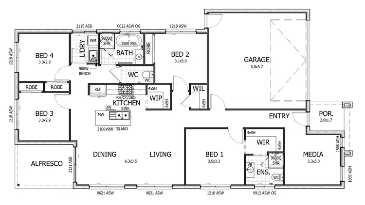 Floorplan of Homely house listing, Address available on request
