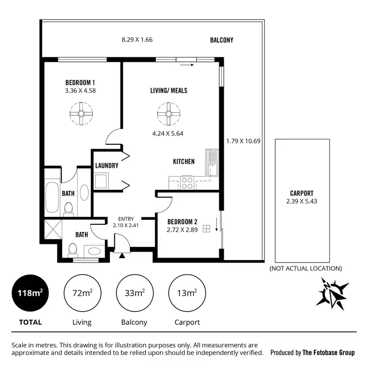 Floorplan of Homely unit listing, 4/62 Seaview Avenue, Wirrina Cove SA 5204