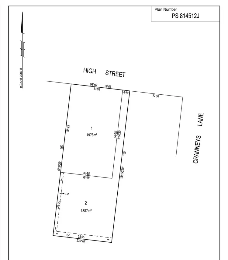 Floorplan of Homely land listing, 109A High Street, Trentham VIC 3458