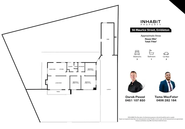 Floorplan of Homely house listing, 56 Maurice Street, Embleton WA 6062