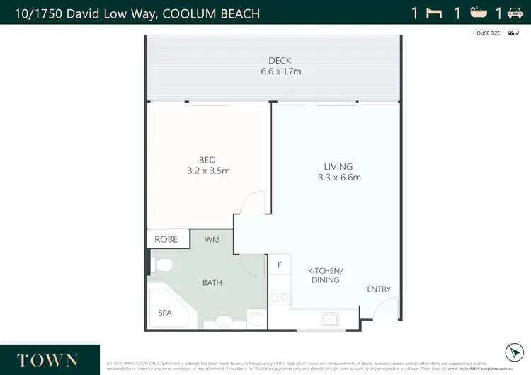 Floorplan of Homely apartment listing, 10/1750-1764 David Low Way, Coolum Beach QLD 4573