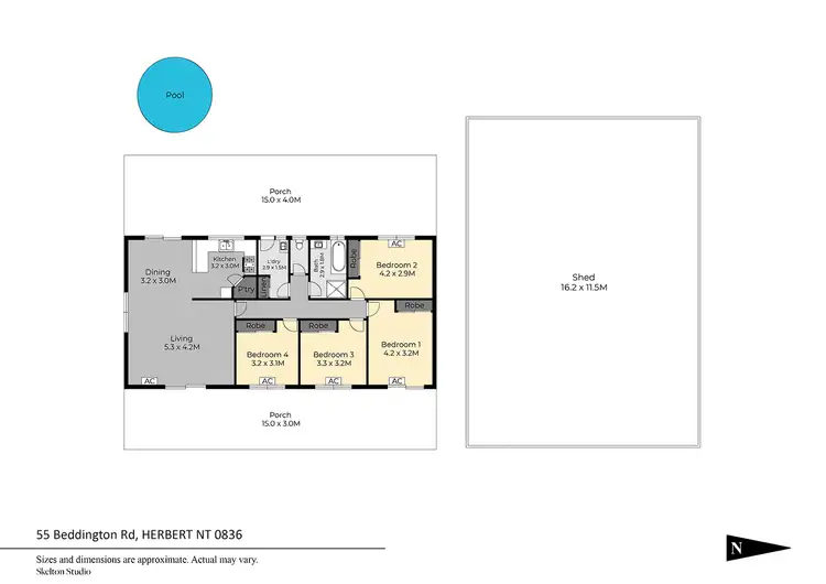 Floorplan of Homely house listing, 55 Beddington Road, Herbert NT 836