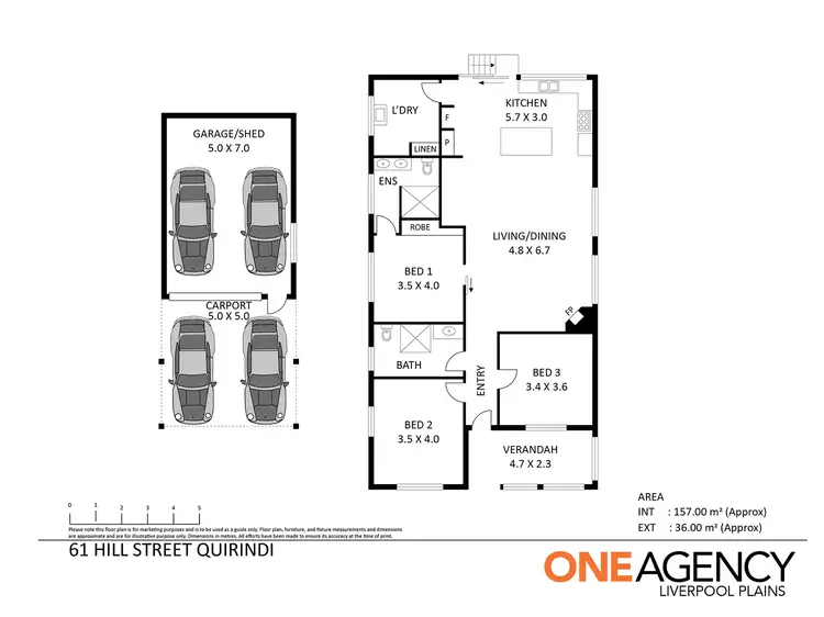 Floorplan of Homely house listing, 61 Hill Street, Quirindi NSW 2343