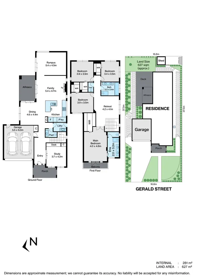 Floorplan of Homely house listing, 27 Gerald Street, Blackburn VIC 3130