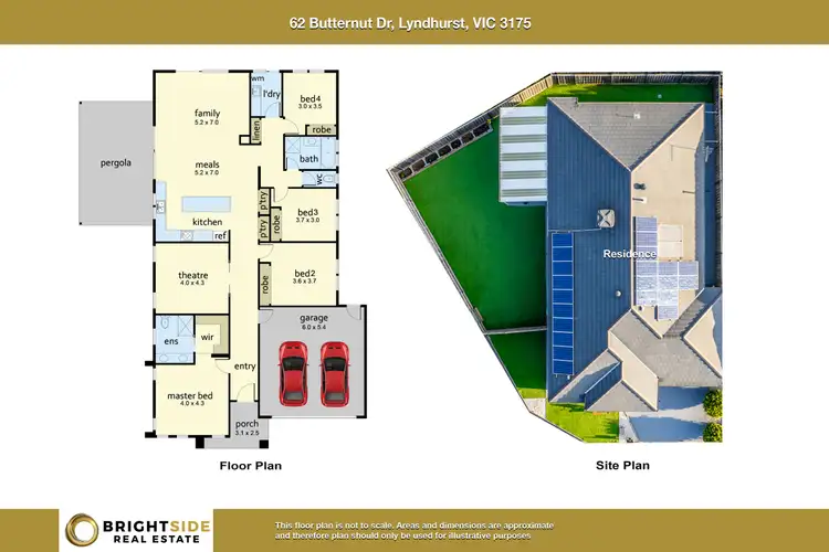 Floorplan of Homely house listing, 62 Butternut Drive, Lyndhurst VIC 3975