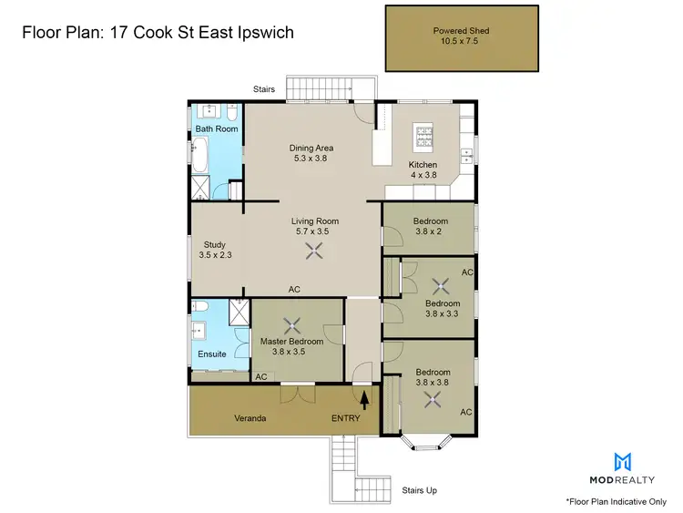 Floorplan of Homely house listing, 17 Cook Street, East Ipswich QLD 4305