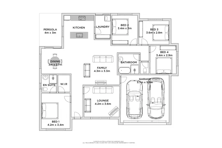 Floorplan of Homely house listing, 3 PEPPERCRESS COURT, Worrolong SA 5291