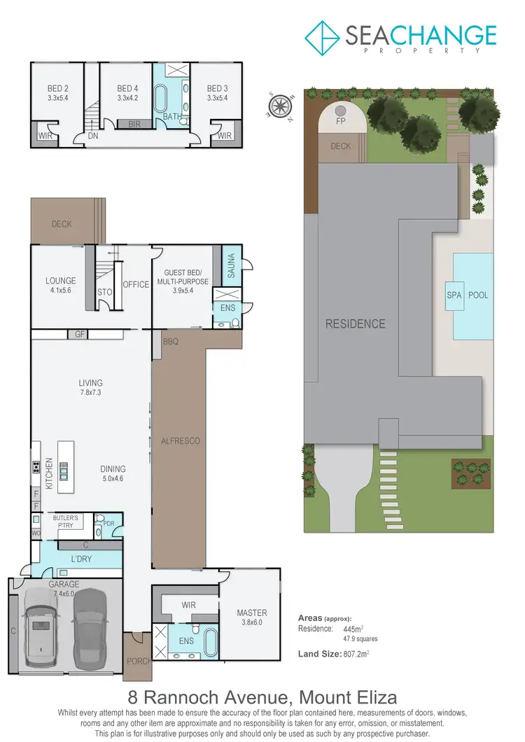 Floorplan of Homely house listing, 8 Rannoch Avenue, Mount Eliza VIC 3930