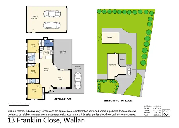 Floorplan of Homely house listing, 13 Franklin Close, Wallan VIC 3756