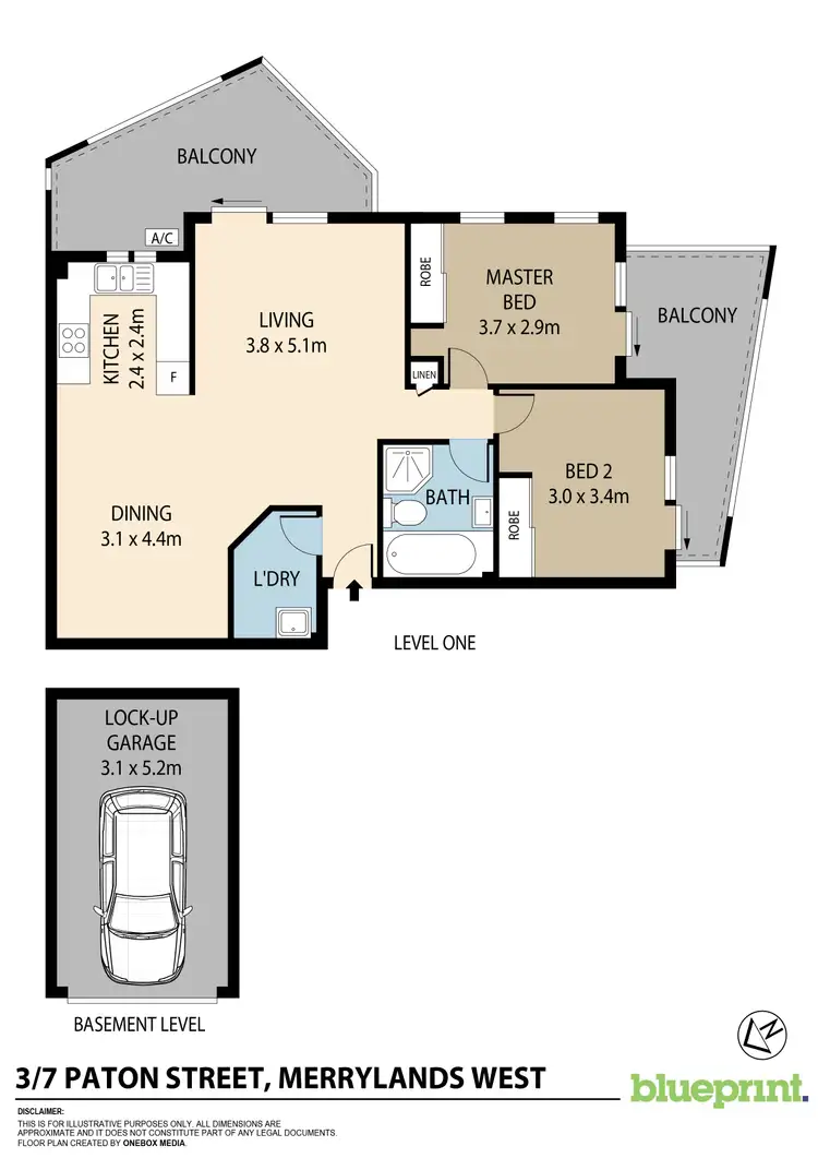 Floorplan of Homely apartment listing, 3/7-11 Paton Street, Merrylands West NSW 2160